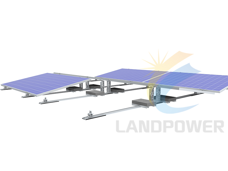 flat roof solar mounting