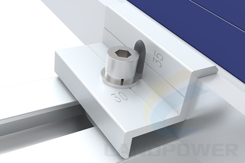 solar exchange end clamp